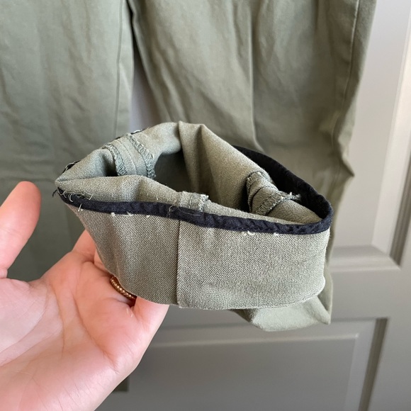 Everlane The Side Zip Stretch Work Pant in Surplus/Sage Green - Picture 4 of 6